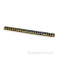 Cabeçalho de pino usinado de 2,54 mm reto H3,0 mm